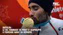  Biathlon : Pinot et Alaphilippe rendent un bel hommage à Fourcade avant sa dernière