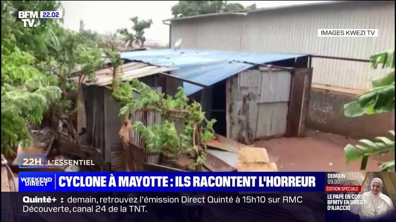 Cyclone Chido: ces habitants de Mayotte racontent l'horreur