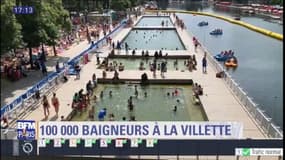 Paris: 100.000 baigneurs aux bassins de la Villette