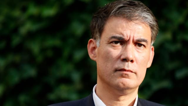 Le premier secrétaire du Parti Socialiste, Olivier Faure, lors d'un meeting au Sénat, le 17 juillet 2019