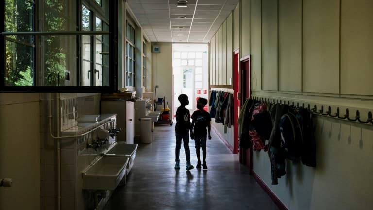 Une école de Lyon, le 2 septembre 2021