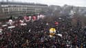 La manifestation du 19 janvier 2023 place de la République à Paris.