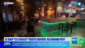 Grand Puy: le bar "Le chalet" reste ouvert