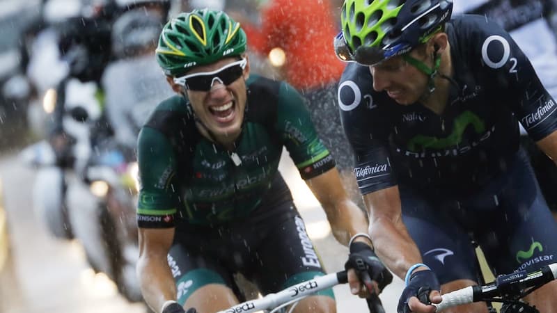 Pierre Rolland lâché par Rui Costa.