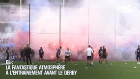 OL : la fantastique atmosphère à l’entraînement avant le derby