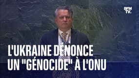 L'Ukraine dénonce un "génocide" à la tribune de l'Assemblée générale de l'ONU 