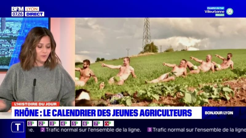 Rhône: les jeunes agriculteurs posent nu pour un calendrier