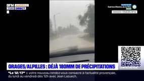 Orages dans les Bouches-du-Rhône: déjà 180 mm d'eau dans le massif des Alpilles