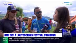 Top départ de l'Outdoormix festival à Embrun, un événement qui "rallie sport, musique et bon vivre"