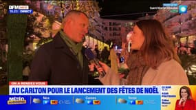 Ambiance de fêtes ce soir au Carlton, à Cannes, où est donné le coup d’envoi de la saison de Noël