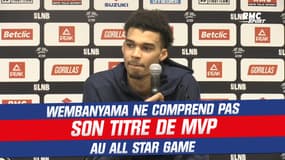 Betclic Elite : Wembanyama ne comprend pas son titre de MVP au All Star Game