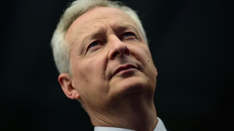 Le ministre de l'Économie Bruno Le Maire, le 2 mai 2024 à Saint-Nazaire