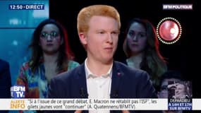 Taxe carbone: Adrien Quatennens suggère de "plutôt se pencher sur la suppression de niches anti-écologiques"