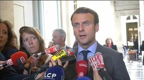 Macron: "Les mesures de la loi doivent s'appliquer rapidement dans la vie des Français"