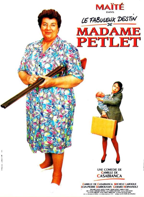 Affiche du "Fabuleux destin de Madame Petlet" avec Maïté