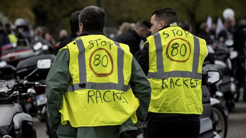 Manifestants à Paris. 