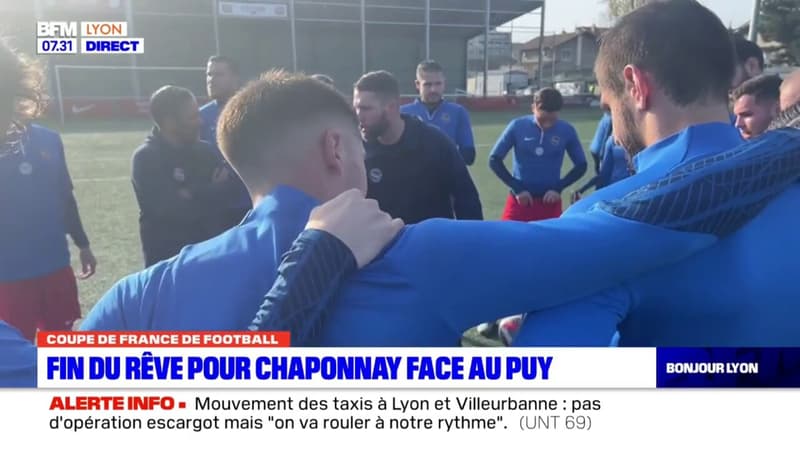 Coupe de France de football: la fin du rêve pour Chaponnay face au Puy