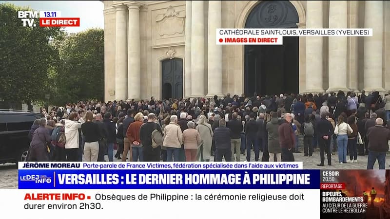 Obsèques de Philippine: (Pour les proches) un nouveau parcours commence, celui de la solitude, indique Jérôme Moreau, porte-parole de France victimes