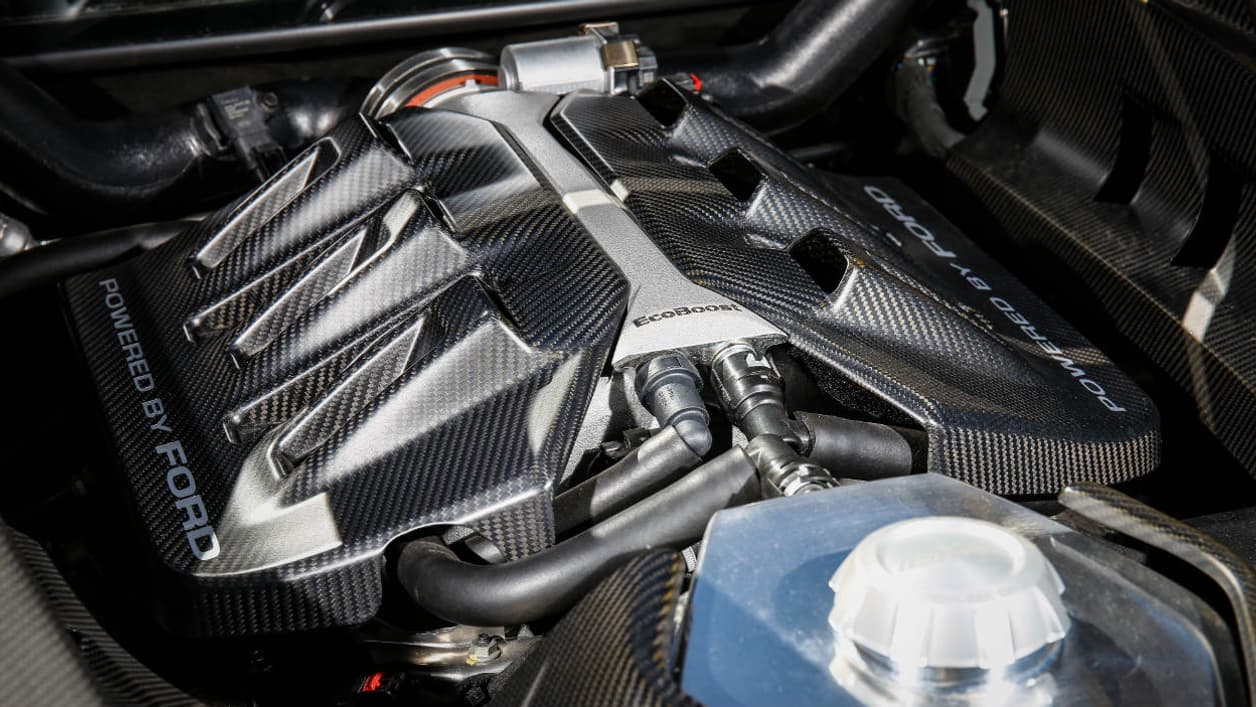 Le plus puissant des Ecoboost se trouve dans cette nouvelle Ford GT, un V6 3.5 litres de 647 chevaux dérivé du moteur du pick-up F-150 Raptor.