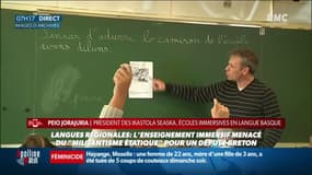 La censure de l'enseignement immersif dans le public "vise à tuer les langues régionales": Peio Jorajuria, président de Seaska (Pays-Basque) réagit: "L'enseignement du basque n'a jamais été préjudiciable à l'apprentissage du français"