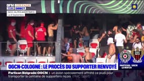 OGCN-Cologne: le procès du supporter blessé renvoyé