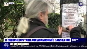 Paris: il cherche des tableaux abandonnés dans la rue