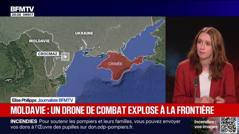 Moldavie: ce que l’on sait du drone de combat qui a explosé près de la frontière avec l’Ukraine