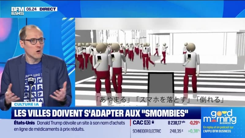 Culture IA : Les villes doivent s'adapter aux "smombies", par Anthony Morel - JJ/MM