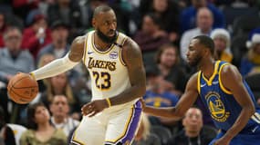 LeBron James lors du match Golden State-LA Lakers (113-115), le 25 décembre 2024