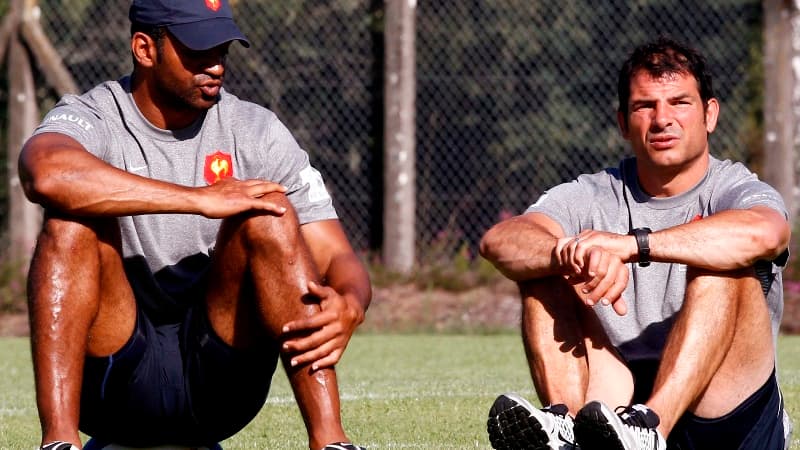 Emile Ntamack et Marc Lièvremont
