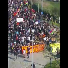 Loi El Khomri: mobilisation des étudiants du campus de Rennes 2 - Témoins BFMTV