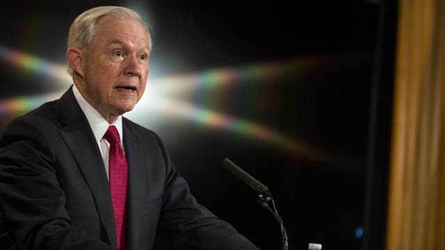 Le ministre américain de la Justice, Jeff Sessions.