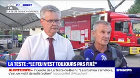 Olivier Chavatte (Pompier SDIS 33): "Tant que la périmétrie du sinistre n'est pas sécurisée, il y aura toujours un risque de reprise"