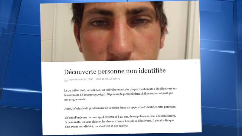 L'appel à témoins lancé par la gendarmerie du Gers.