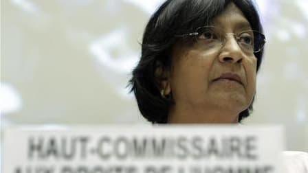 La haut commissaire des Nations unies aux droits de l'homme Navi Pillay a annoncé avaient été tuées en Syrie depuis le début des manifestations hostiles au président Bachar al Assad déclenchées mi-mars. /Photo d'archives/REUTERS/Denis Balibouse
