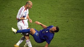 Zinedine Zidane et Marco Materazzi