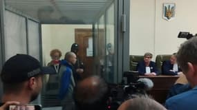 Audience préliminaire de Vadim Chichimarine, soldat russe avant son procès pour crime de guerre le 18 mai à Kiev
