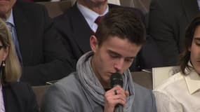 Thomas Pesquet raconte son quotidien à des lycéens: "Il avait l'air de s'éclater"