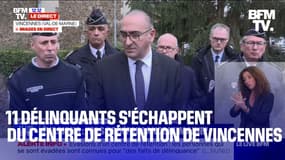  Laurent Nunez s'exprime après l'évasion de 11 déliquants du CRA de Vincennes 