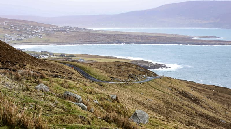 L'île d'Achill (Irlande), où ont été tournées des scènes du film "The Banshees of Inisherin".