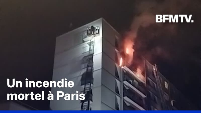 Une femme meurt dans l'incendie d'un immeuble du XVe arrondissement de Paris