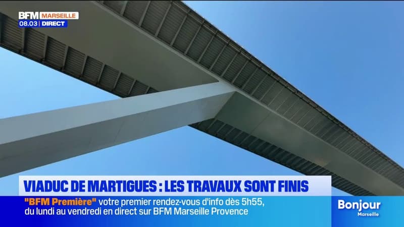 Viaduc de Martigues : les travaux sont terminés