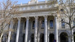 La Bourse de Madrid, ici en photo