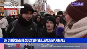 Dispositif policier sur les Champs-Elysées: "On va rester vigilant" pour le Réveillon assure une famille