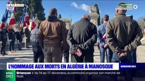 Manosque: un hommage aux victimes de la guerre d'Algérie ce mardi 5 décembre
