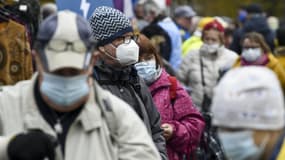 Photo d'une rue d'Helsinki, en Finlande, le 1er novembre 2020