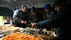 Des agriculteurs mobilisés le 24 décembre 2025 à Carbonne dans le Sud-Ouest. 