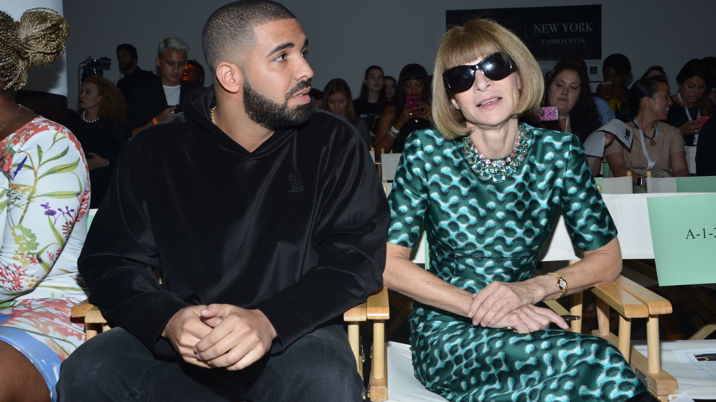 Drake et Anna Wintour