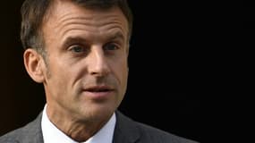 Le président français Emmanuel Macron prononce un discours à  Paris le 21 juillet 2023 (illustration). 