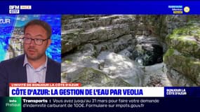 Alpes: Maritimes: Mickaël Boucher, directeur de Veolia Eau dans le département, alerte sur une "baisse des ressources"